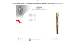 Desktop Screenshot of ie.senat.gov.pl