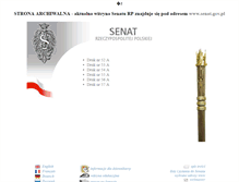 Tablet Screenshot of ie.senat.gov.pl