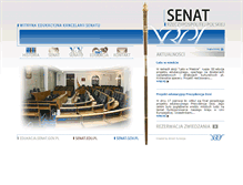 Tablet Screenshot of edukacja.senat.edu.pl