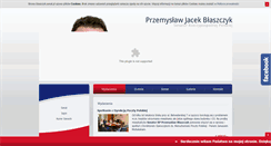 Desktop Screenshot of blaszczyk.senat.pl