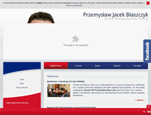 Tablet Screenshot of blaszczyk.senat.pl