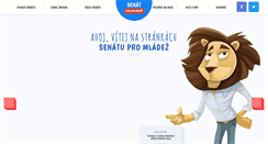 Desktop Screenshot of mladez.senat.cz