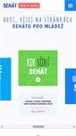 Mobile Screenshot of mladez.senat.cz